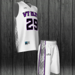 sublimation basketball uniforms VT Elite